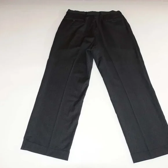 Jos. A. Bank Men's 2 Button Suit Size 41 Regular 32 x 29 Charcoal Gray 100% Wool